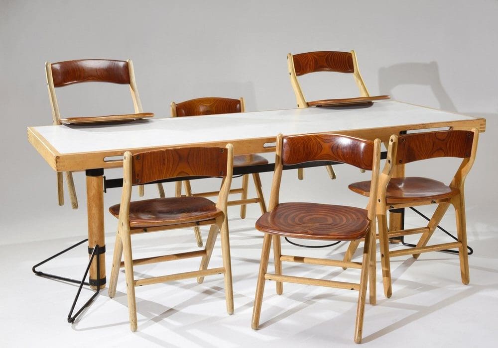 Marc Held – Ensemble table et 6 chaises