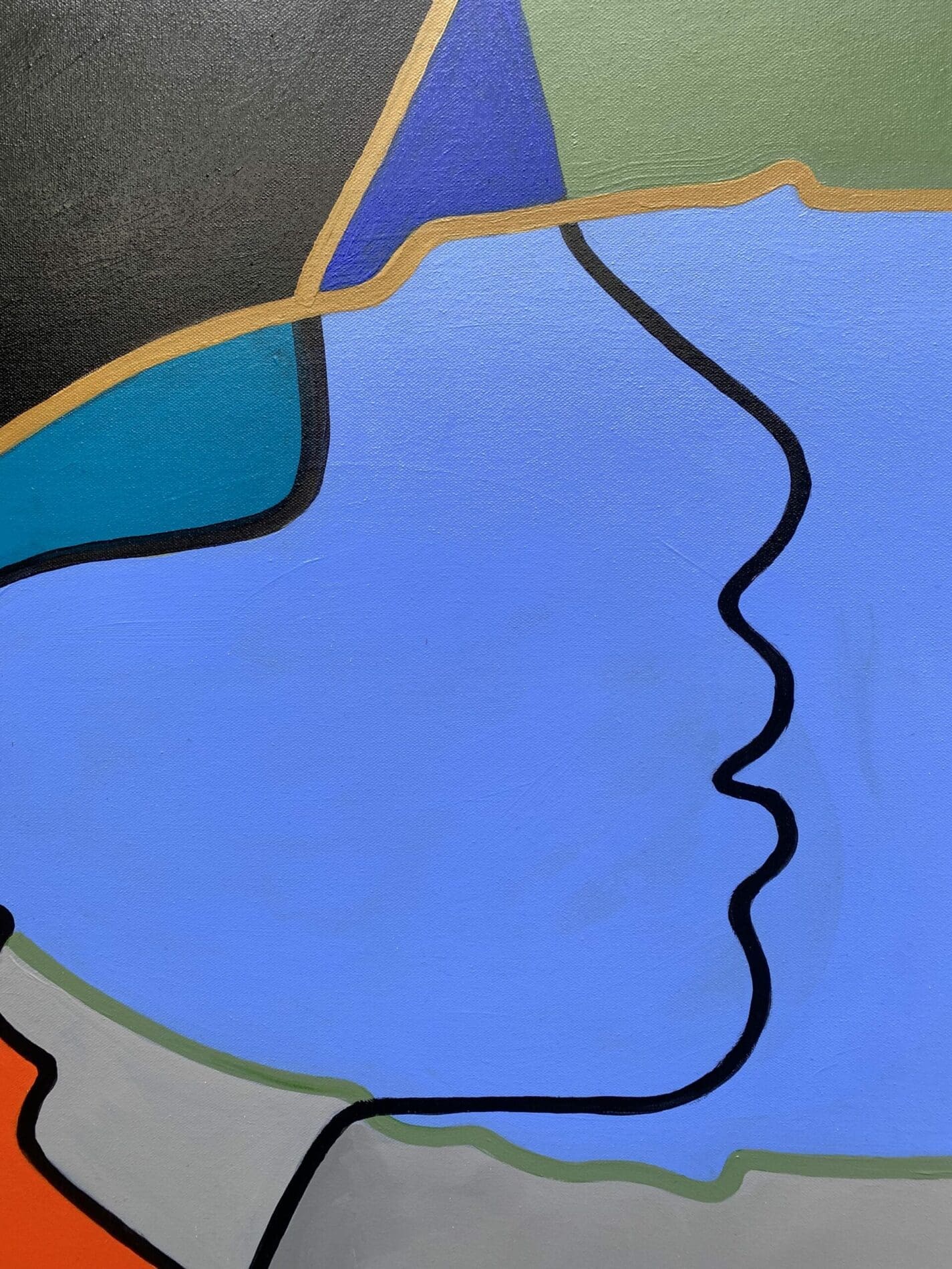 Œuvre Contemporaine de Marie Bec – Technique Mixte sur Toile, 2022