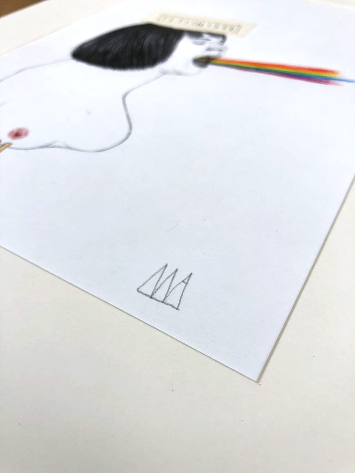 Mateo Andrea – Fétichiste, Dessin 2018