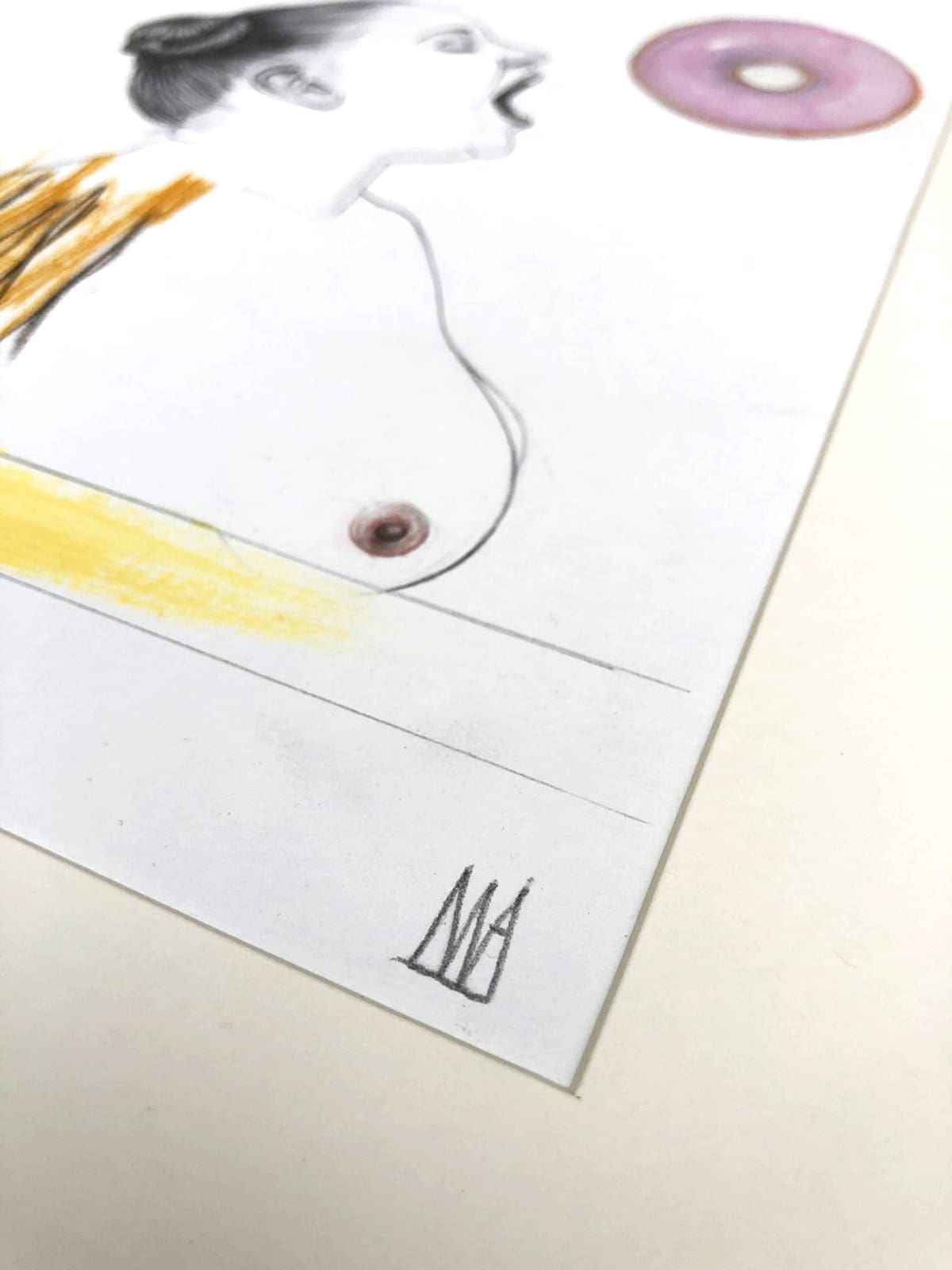 Mateo Andrea – Golosina, 2017, Dessin