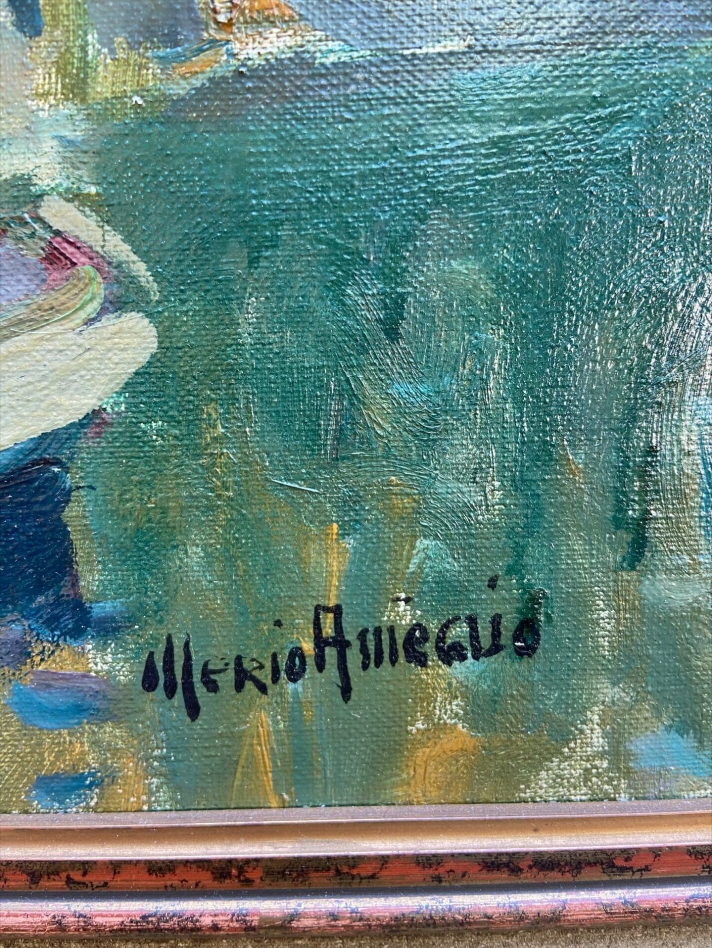 Merio Ameglio – Huile sur toile (circa 1950)