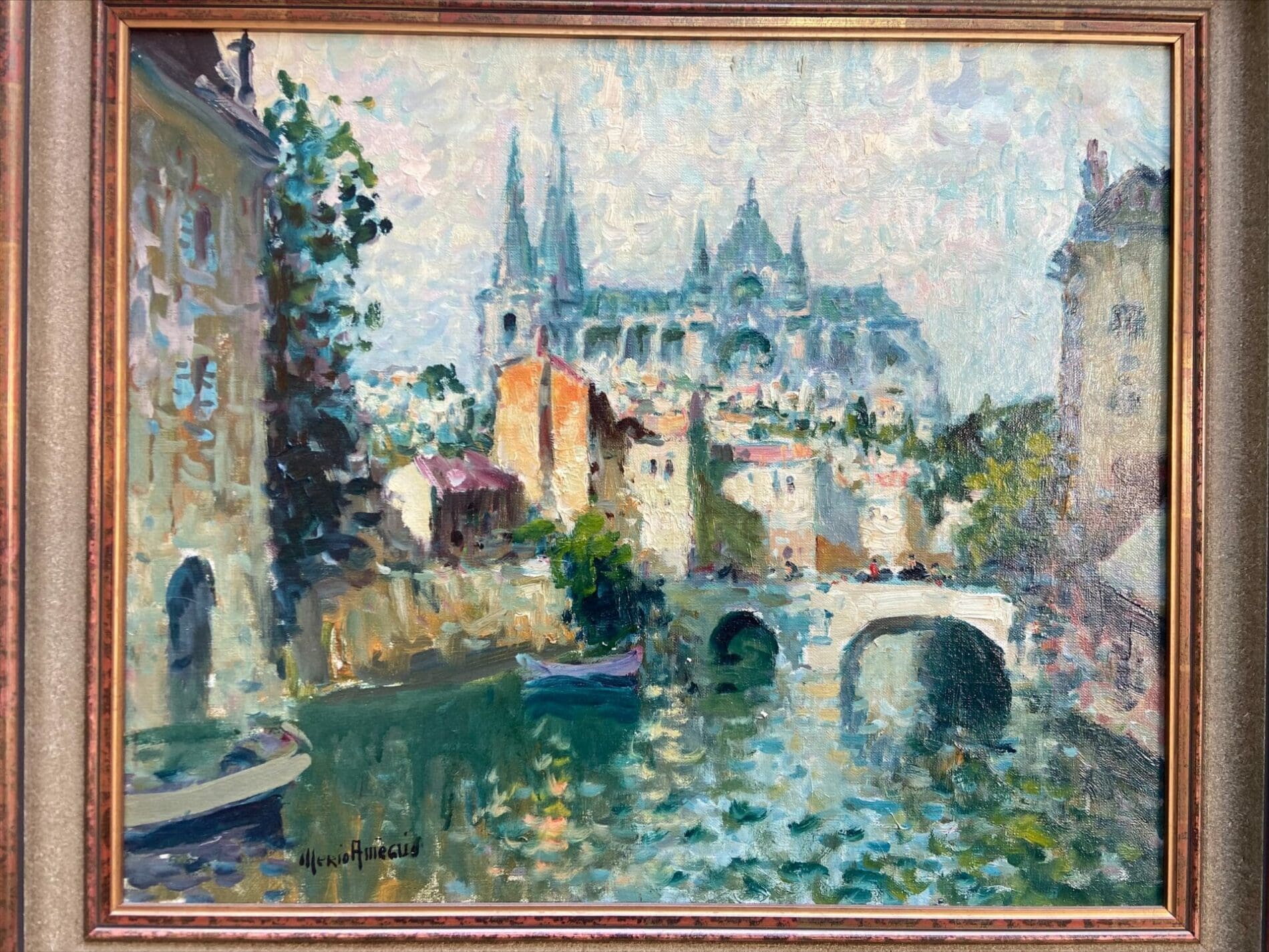 Merio Ameglio – Huile sur toile (circa 1950)