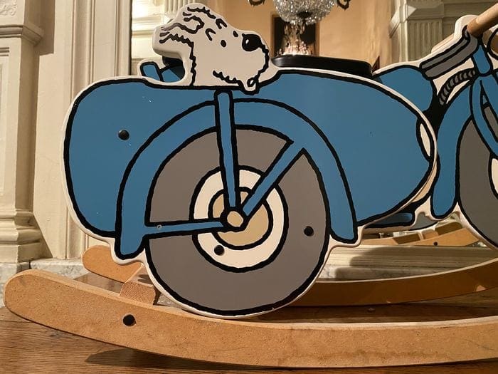 Michel Aroutcheff – Chaise à bascule Enfant –  Rare