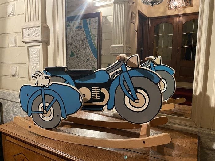 Michel Aroutcheff – Chaise à bascule Enfant –  Rare