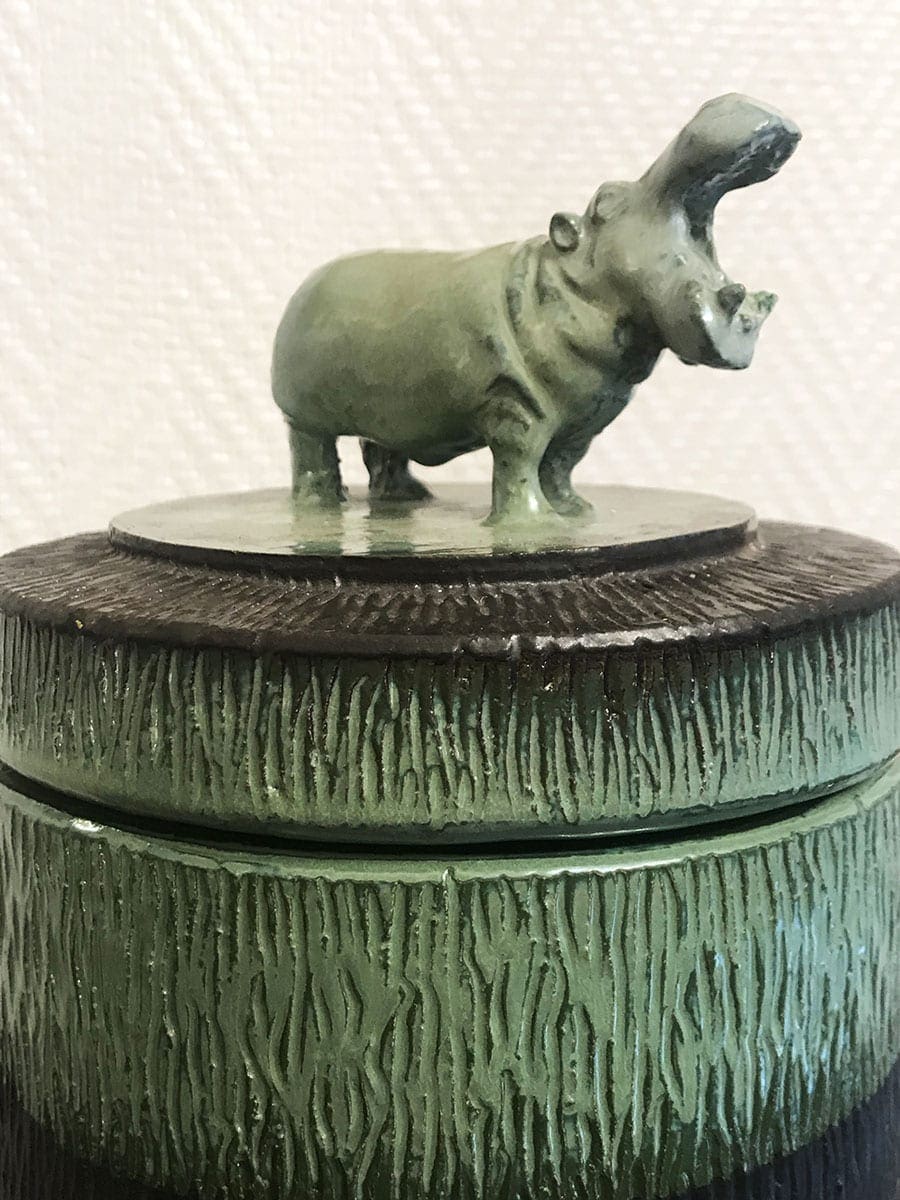 Michel Fedi – L&rsquo;Hippopotame, vase céramique 2013