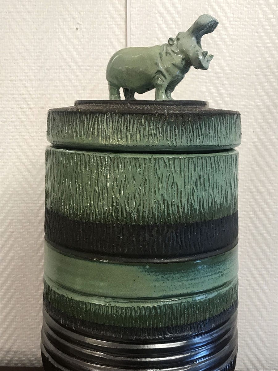 Michel Fedi – L&rsquo;Hippopotame, vase céramique 2013