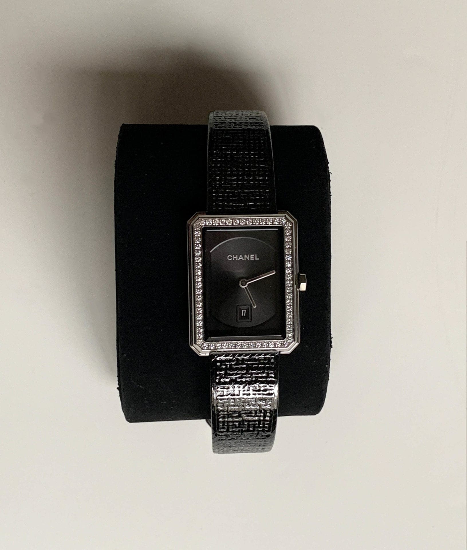 Montre Chanel – Boyfriend tweed/ Diamants