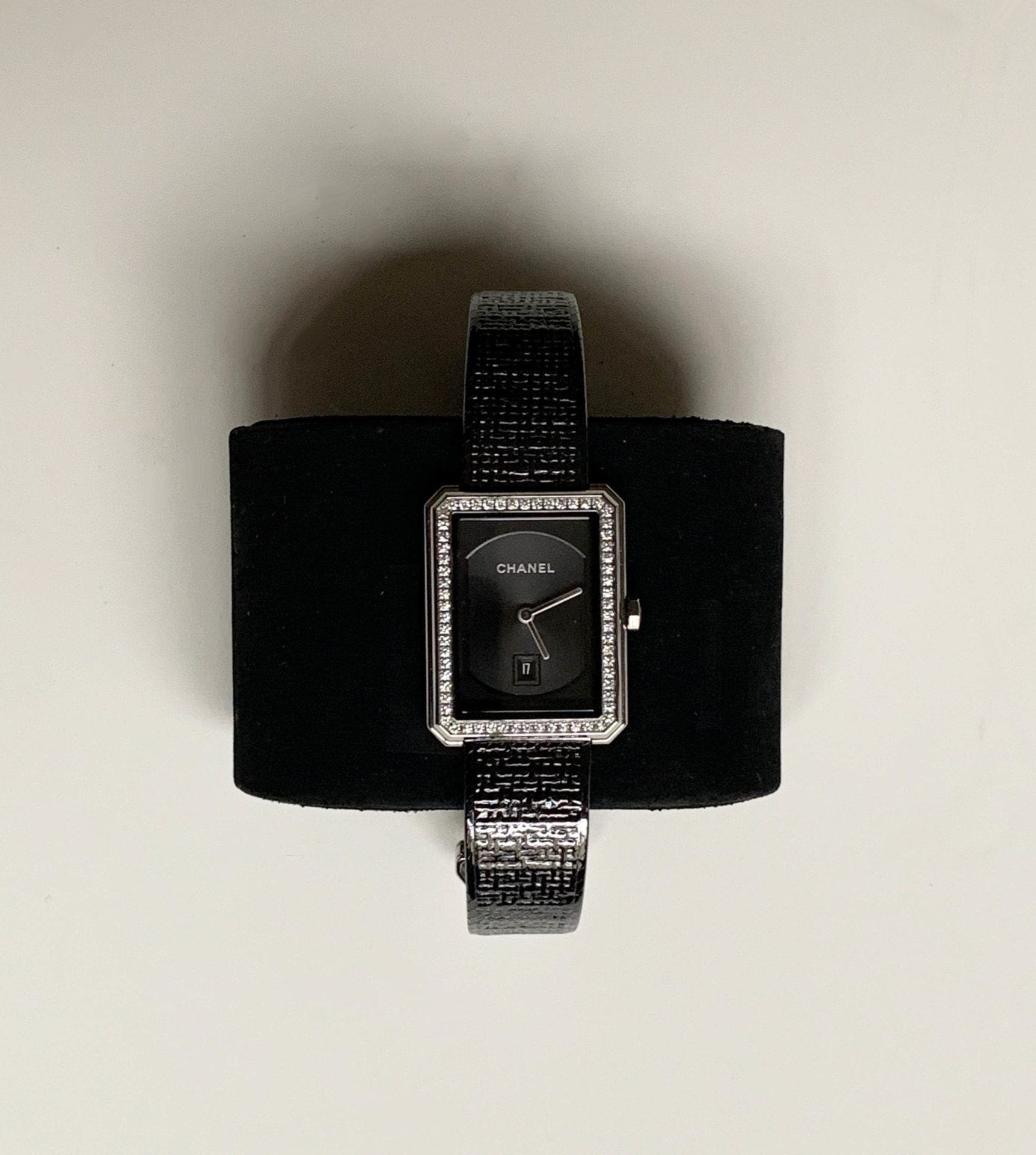 Montre Chanel – Boyfriend tweed/ Diamants