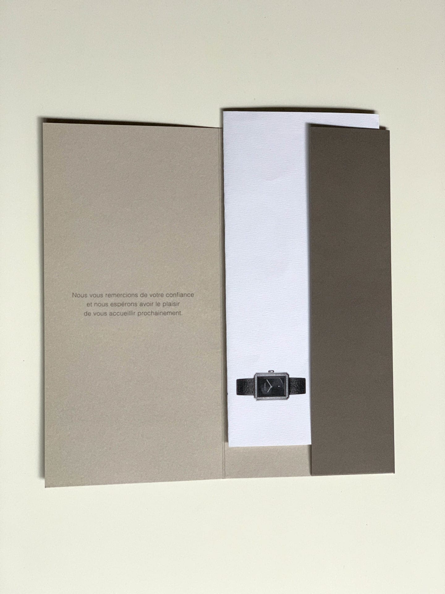 Montre Chanel – Boyfriend tweed/ Diamants