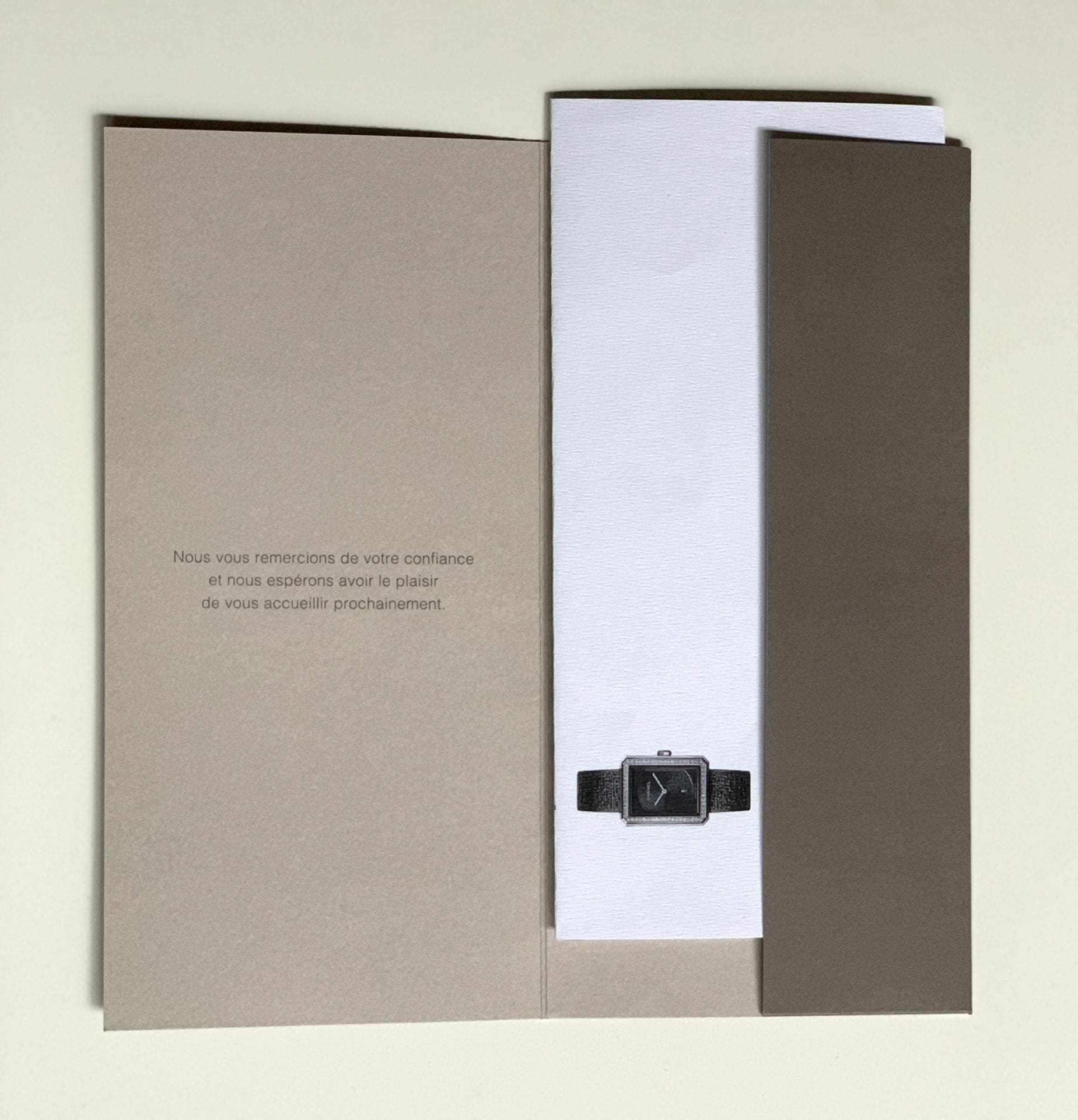 Montre Chanel – Boyfriend tweed/ Diamants