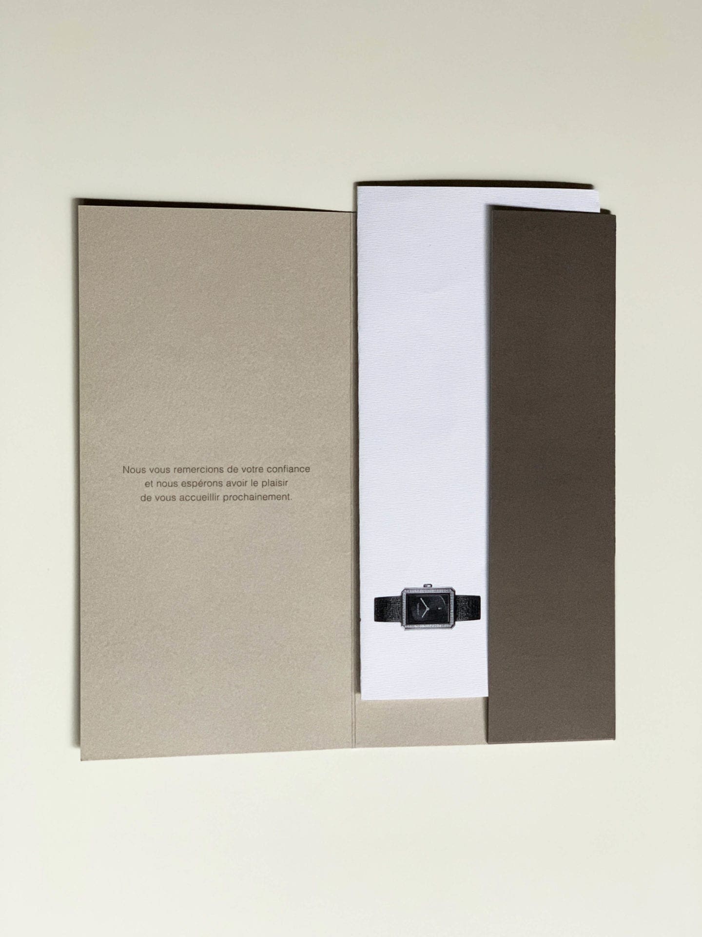 Montre Chanel – Boyfriend tweed/ Diamants