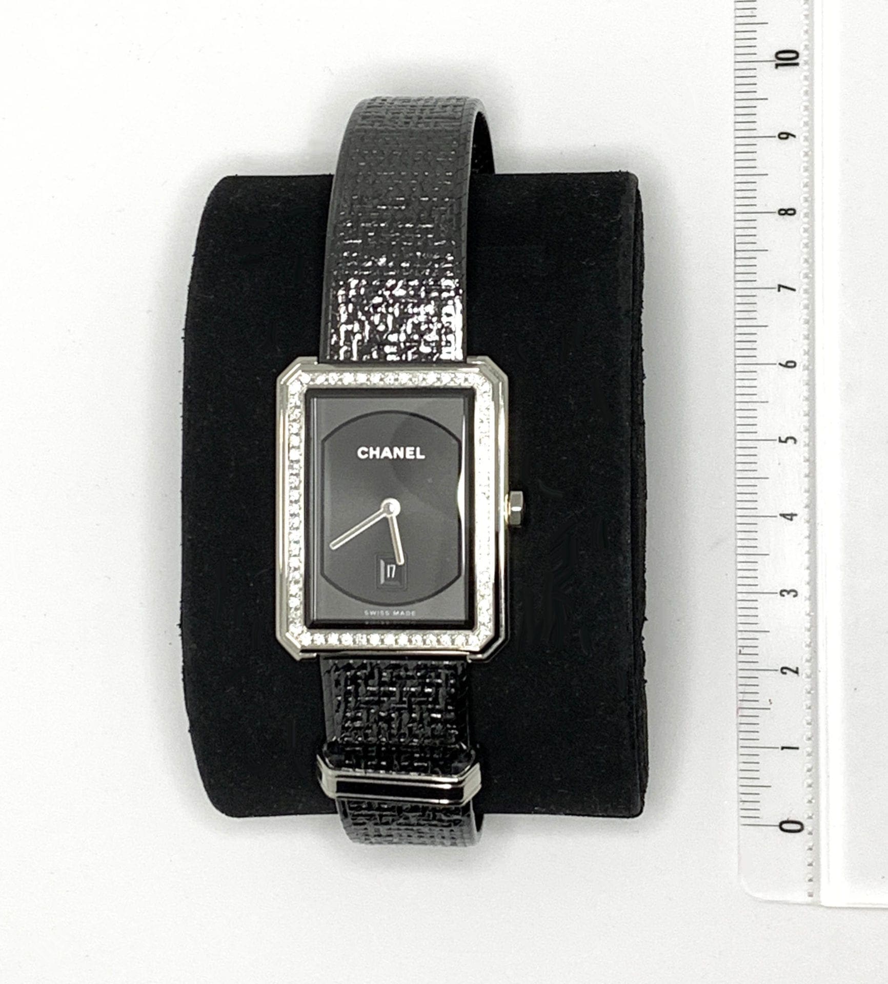 Montre Chanel – Boyfriend tweed/ Diamants