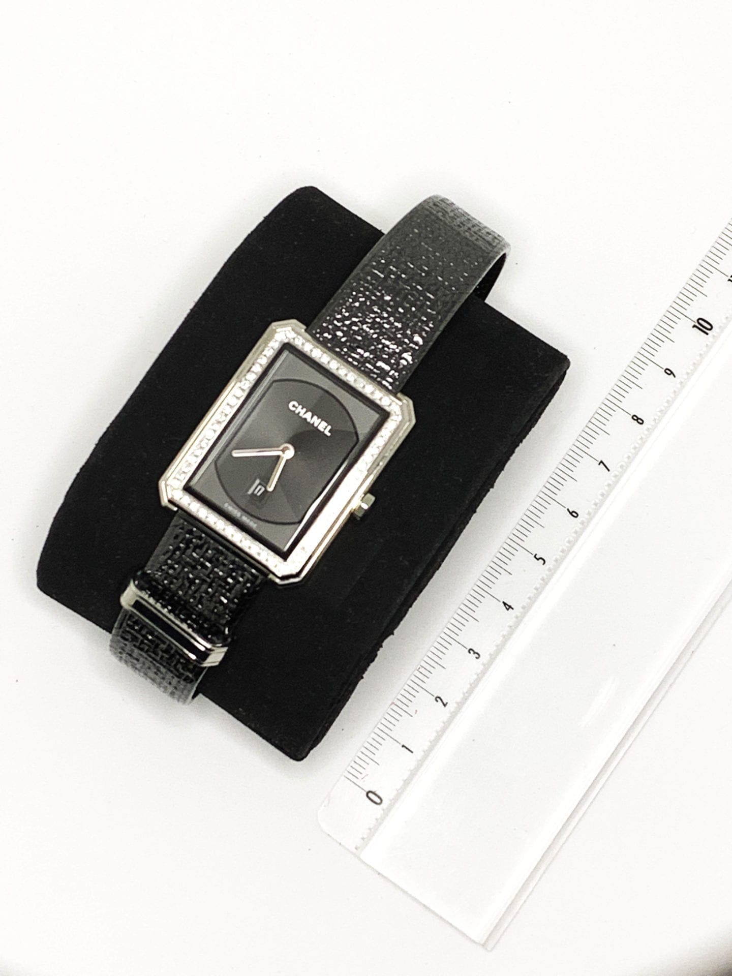 Montre Chanel – Boyfriend tweed/ Diamants