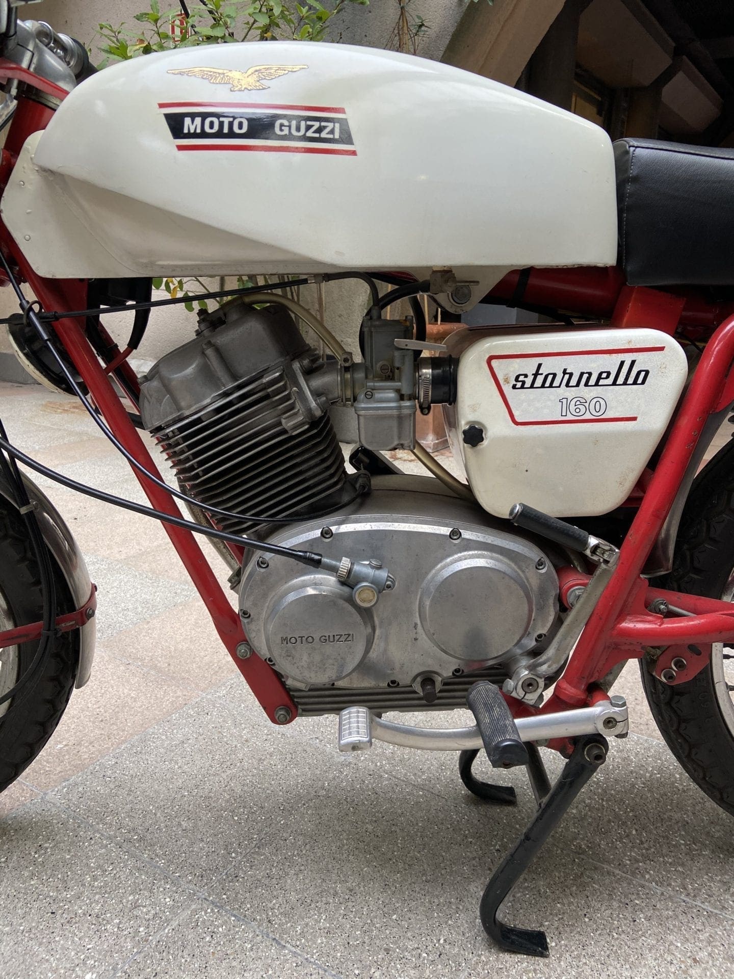 Moto Guzzi  – Stornello 160 blanc Occasion