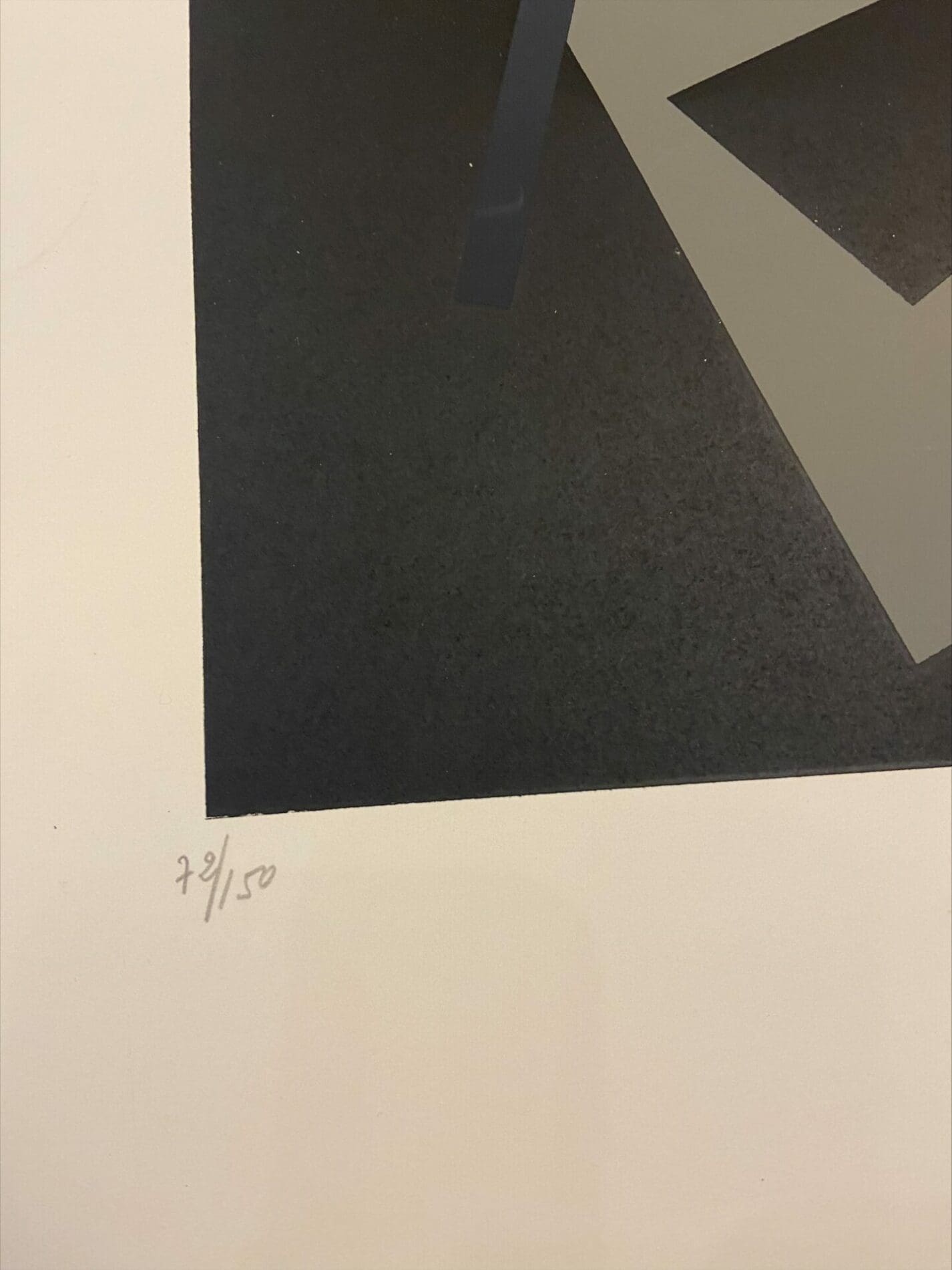 Nadia Léger – Sérigraphie Abstract (circa 1970)