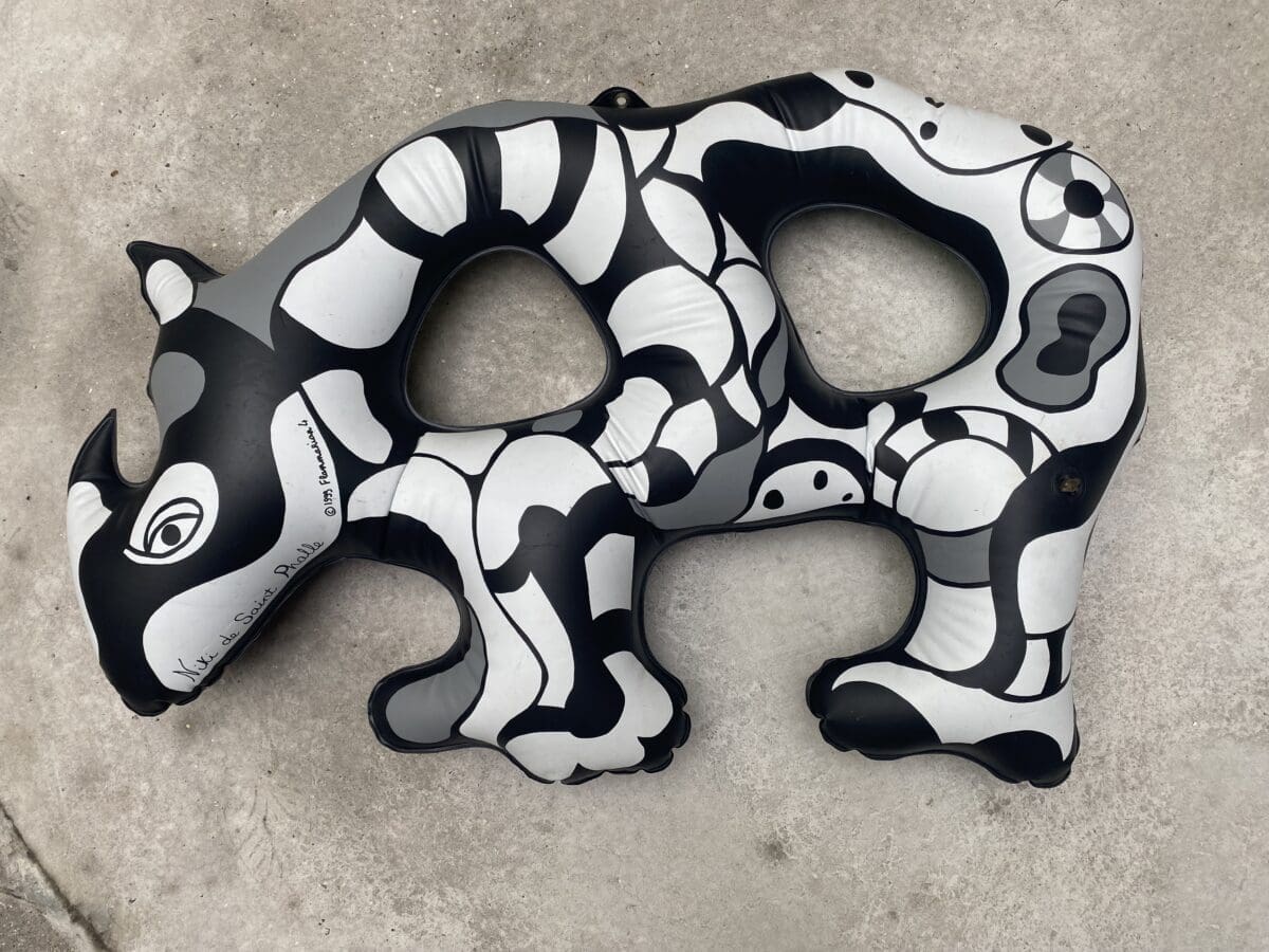 Niki de Saint Phalle – Rhinoceros – Rare sculpture gonflable