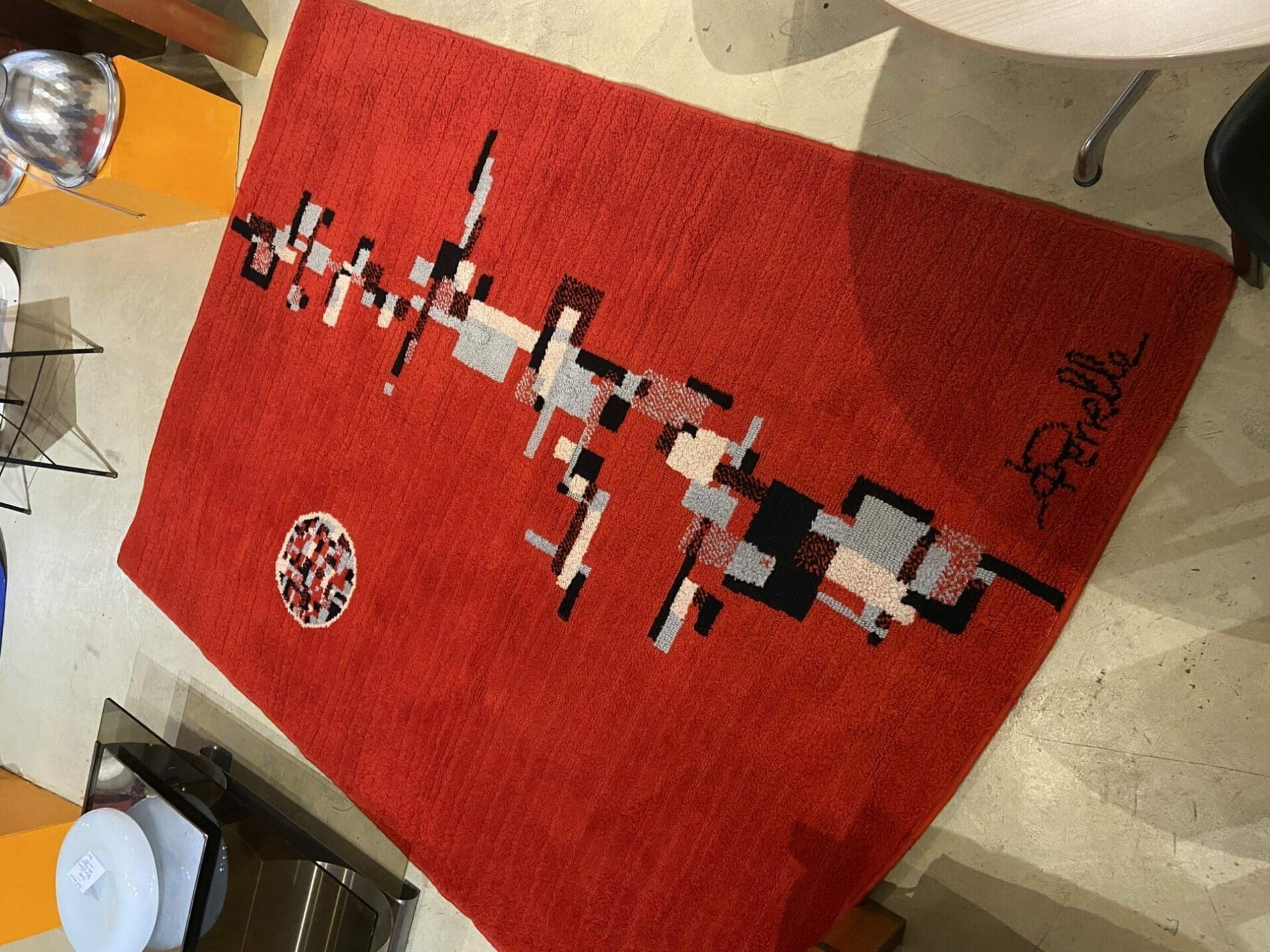 Odile Penelle – Tapis Jacquard Laine 1987