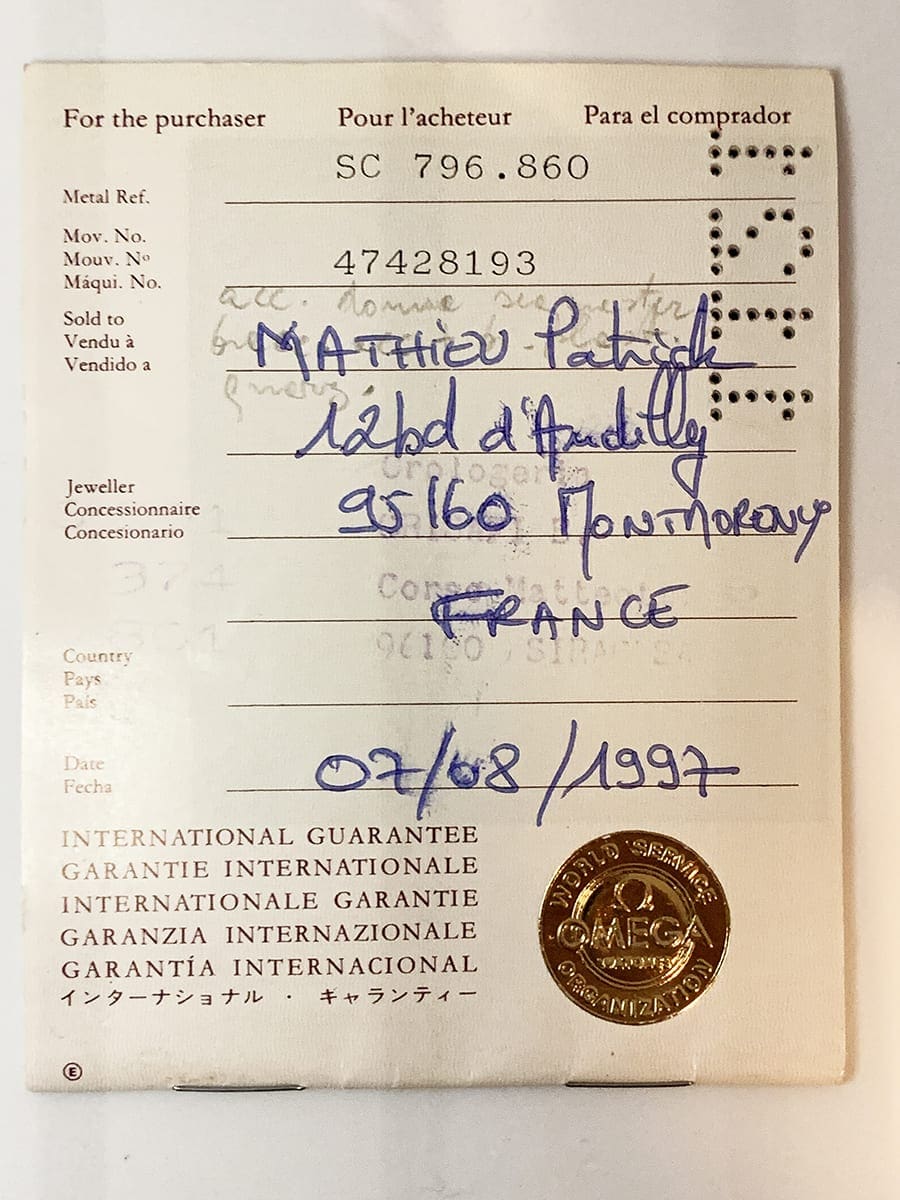 Omega – Seamaster Dynamic « Spider »