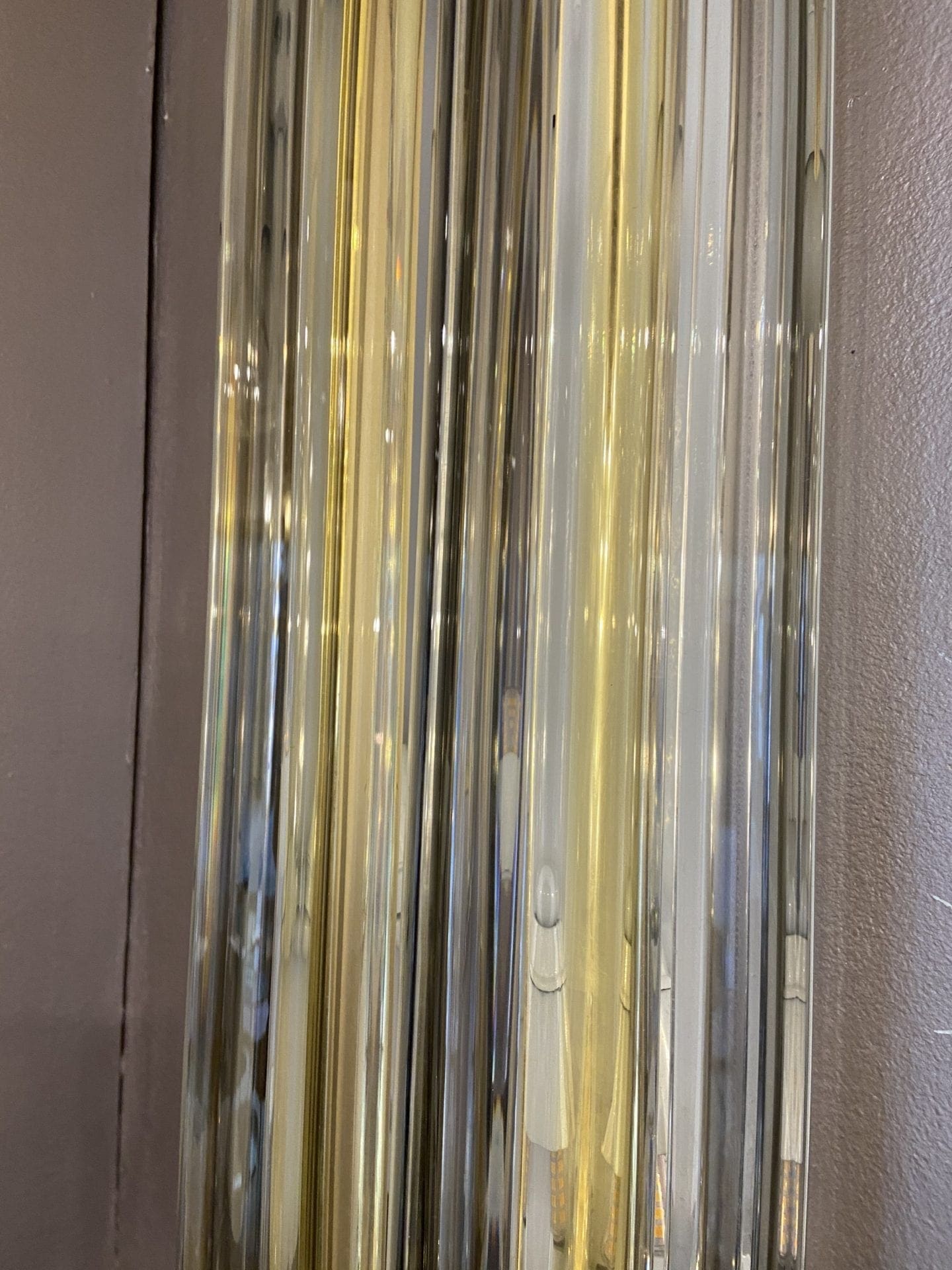 Paire d&rsquo;appliques en verre de Murano, années 1980