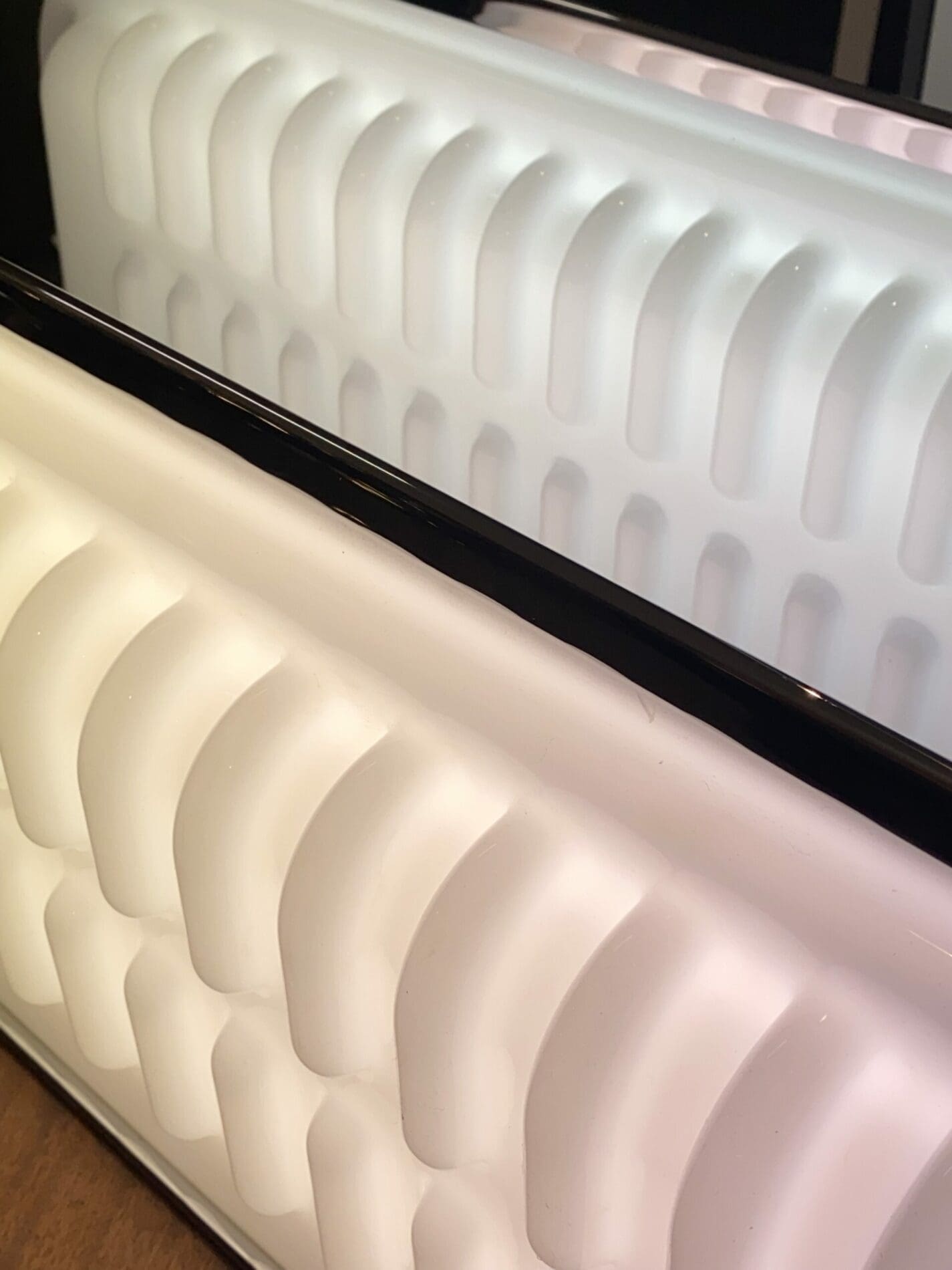 Paire de lampes Elledue Fiberglas par Ettore Sottsass pour Poltronova, Italie, 1970s