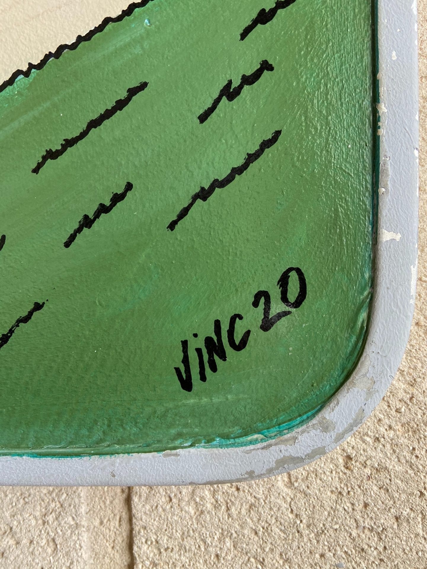 Vinc – Panneau de signalisation Spirou