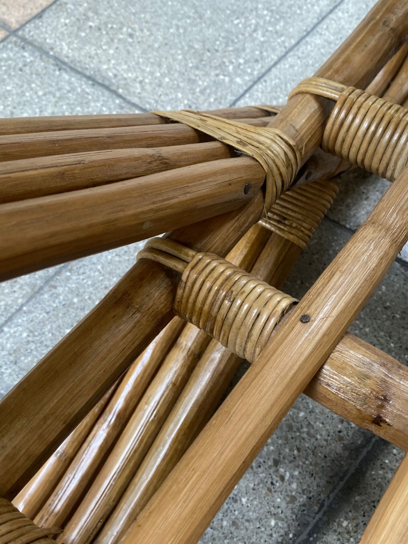 Paul Frankl – Paire de fauteuils vintage Bambou Occasion