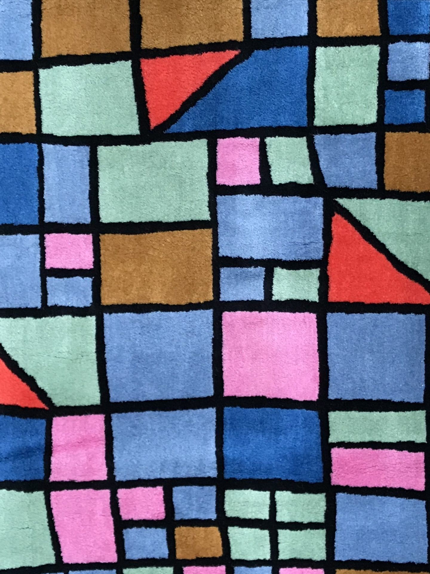 Tapis Exceptionnel signé Paul Klee – Circa 1970