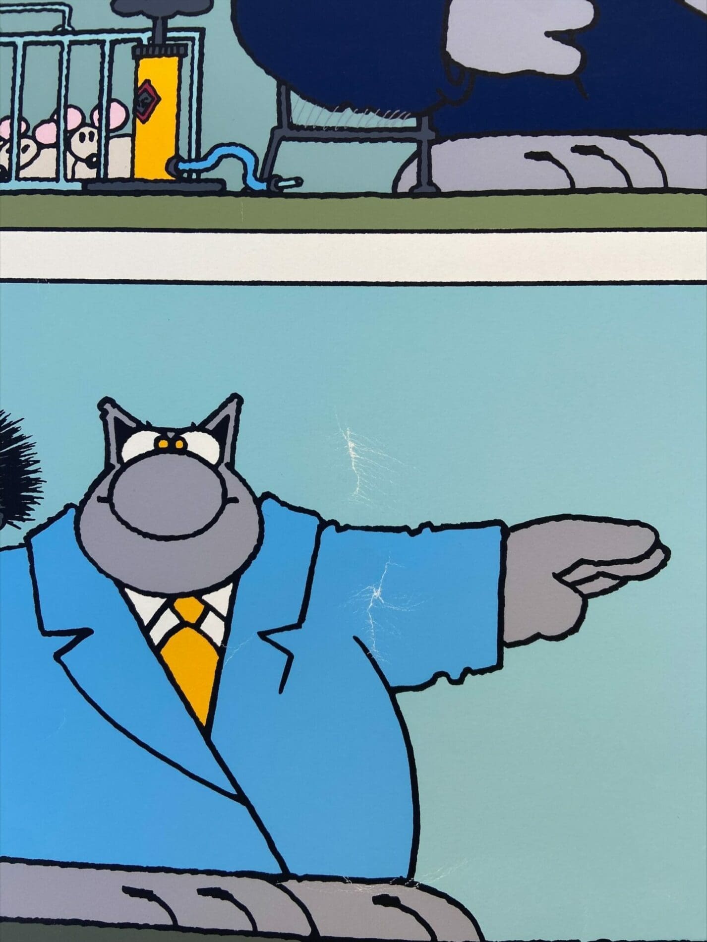 Philippe Geluck – Golf, sérigraphie signée (2003)