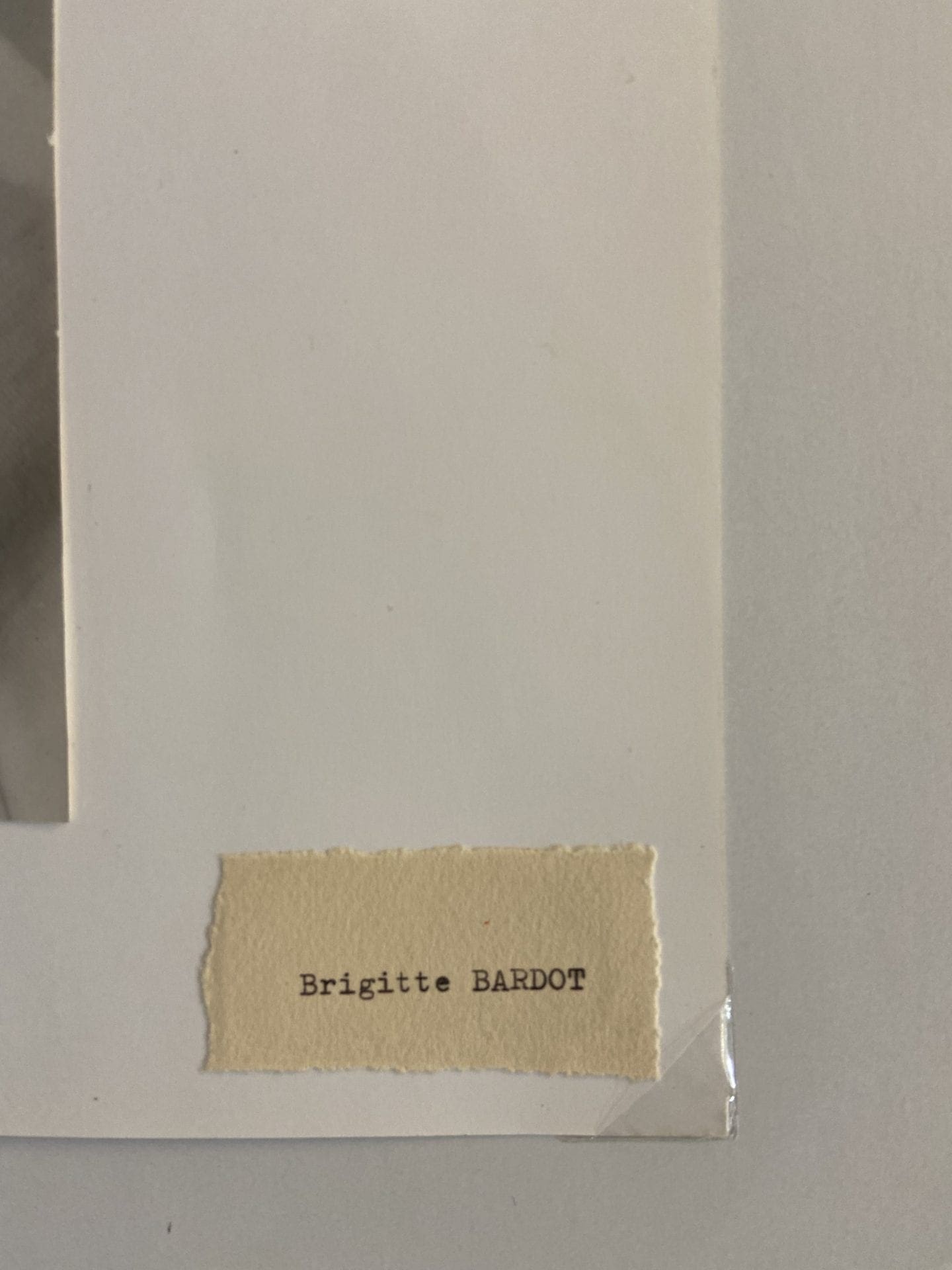 Photographie de Brigitte Bardot par Marc Allegret, 1956