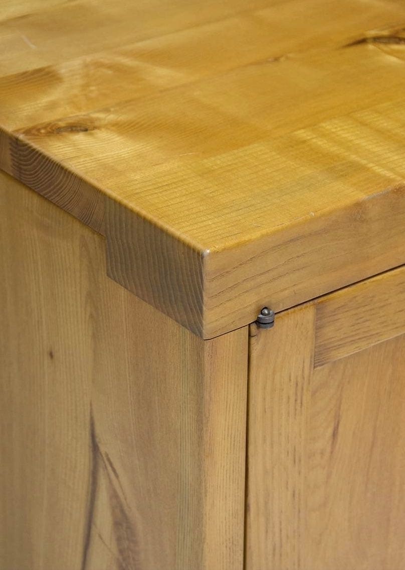 Pierre Chapo — Buffet enfilade R16 en orme massif, quatre portes