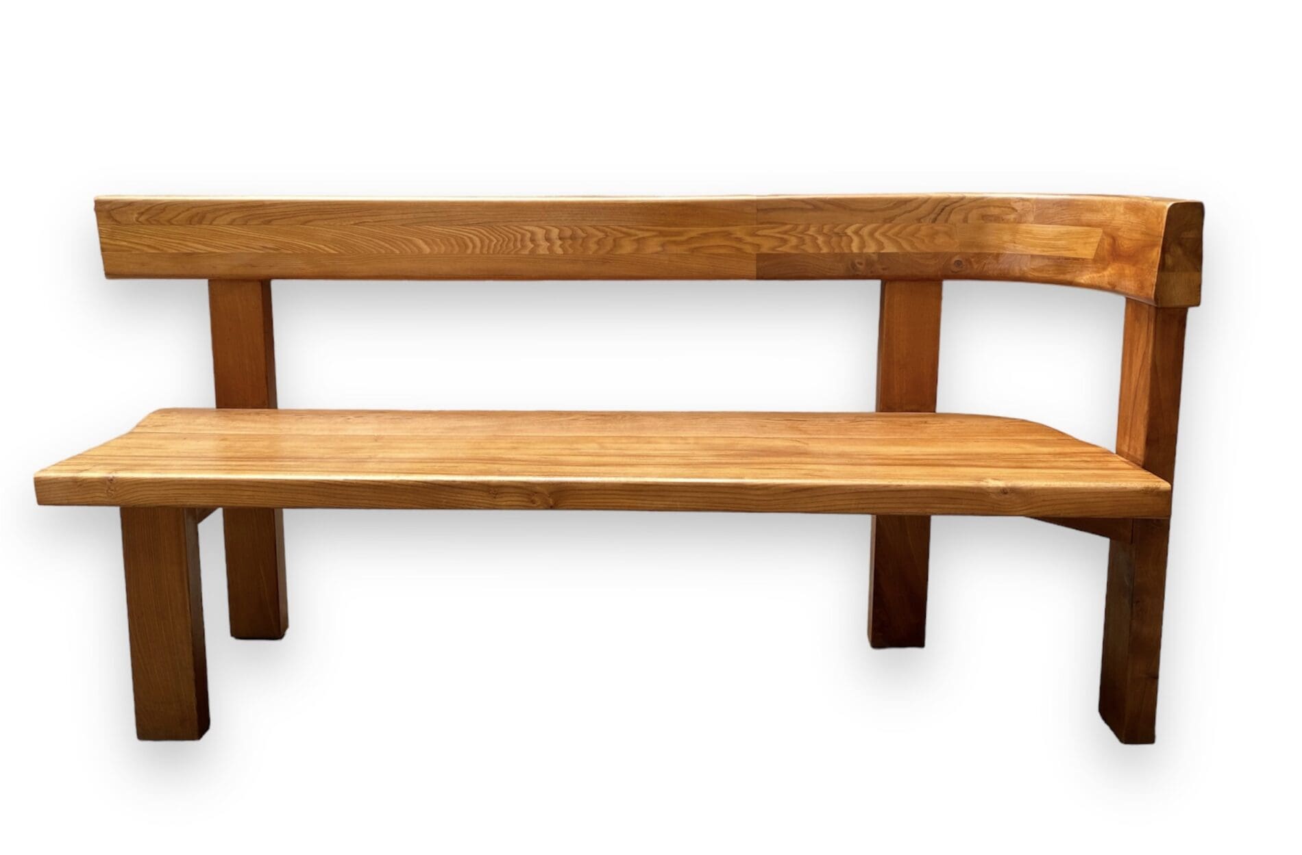 Banc en Orme Modèle S35 de Pierre Chapo – Un Classique du Design des Années 70