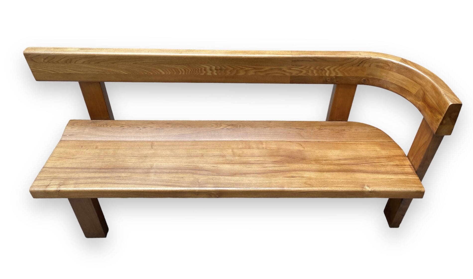 Banc en Orme Modèle S35 de Pierre Chapo – Un Classique du Design des Années 70