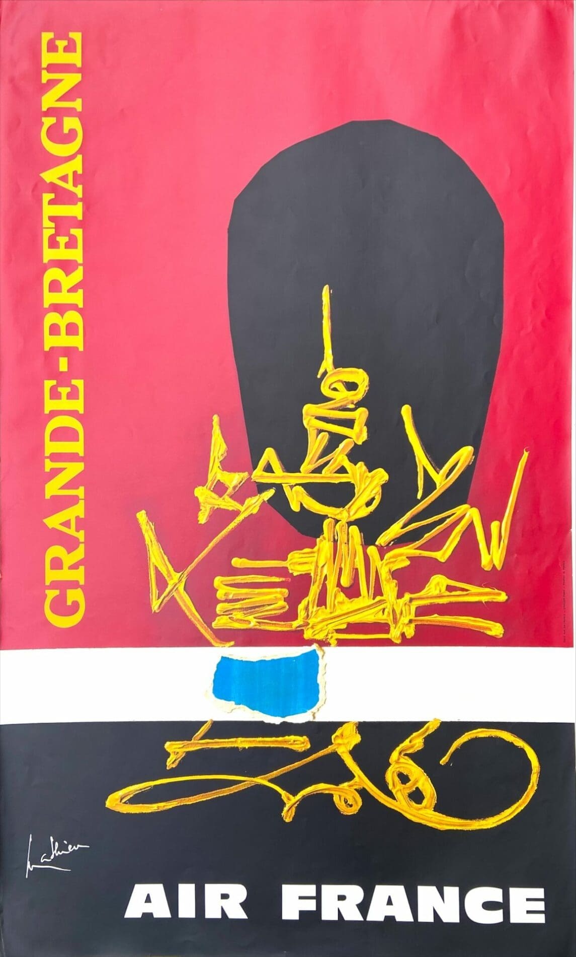 Georges Mathieu – Portfolio complet 14 affiches Air France