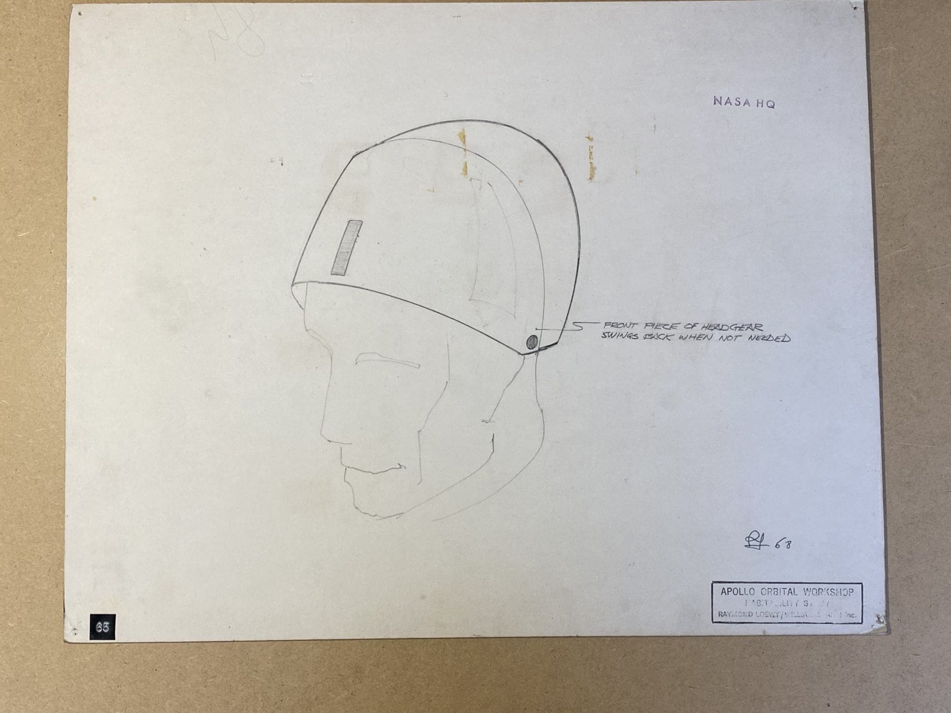 Raymond Loewy – Casque NASA – 3