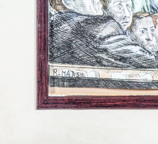 Reginald Marsh – Burlesque Dancer, 1946