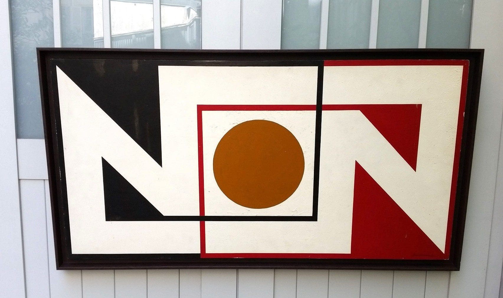 René LAMOUREUX – Géométrie, 1970 – Peinture signée