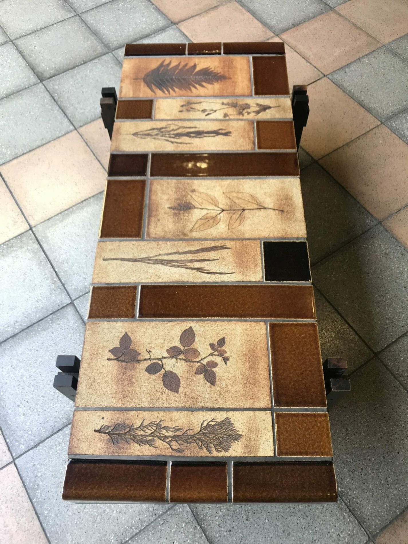 Roger Capron – Table basse – l’herbier