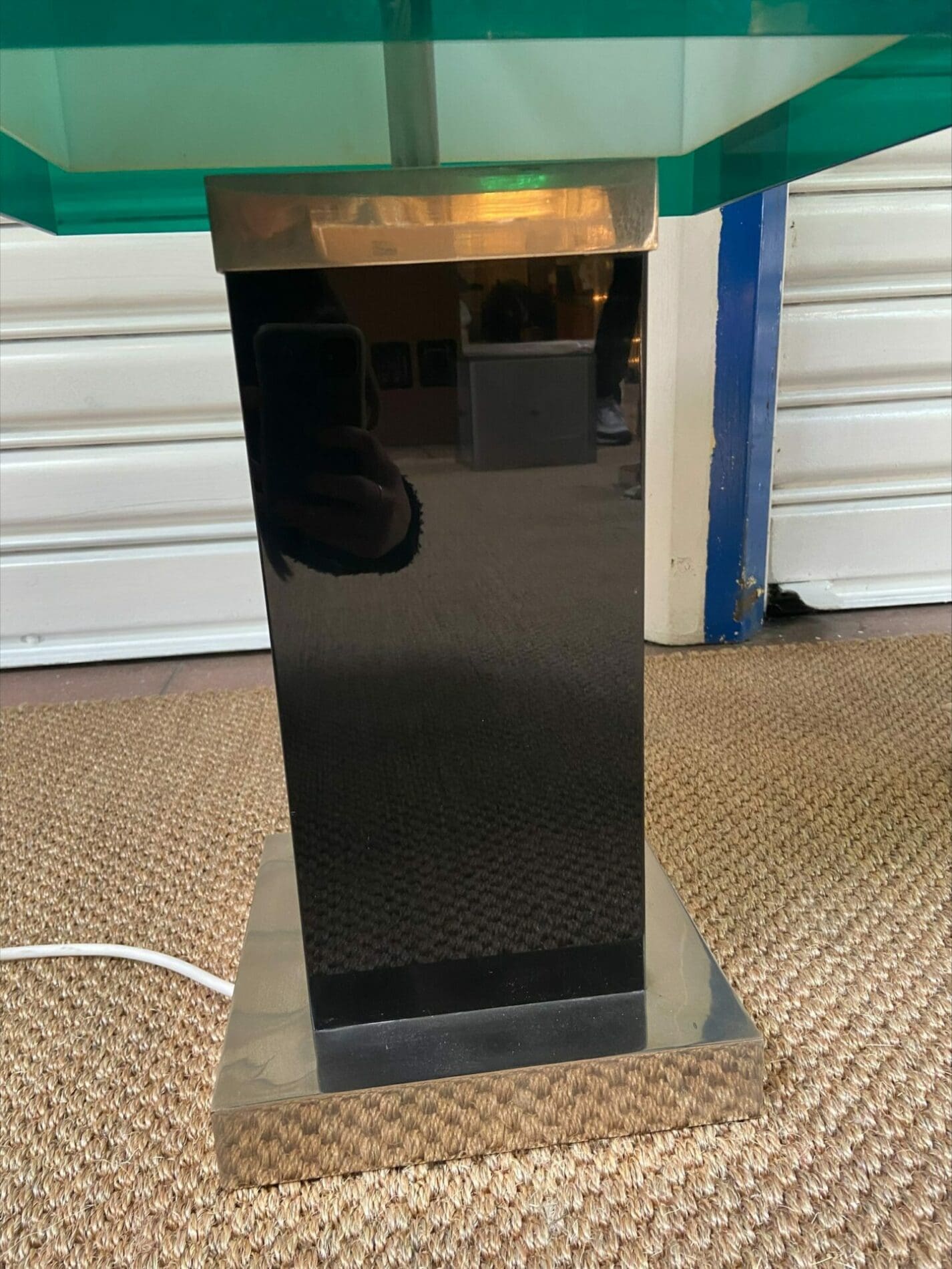 Roméo Réga – Paire de lampes verte