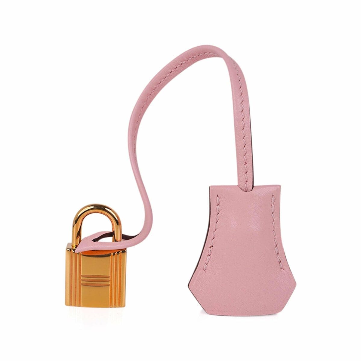 Sac Hermès Kelly 28 rose Sakura cuir Swift