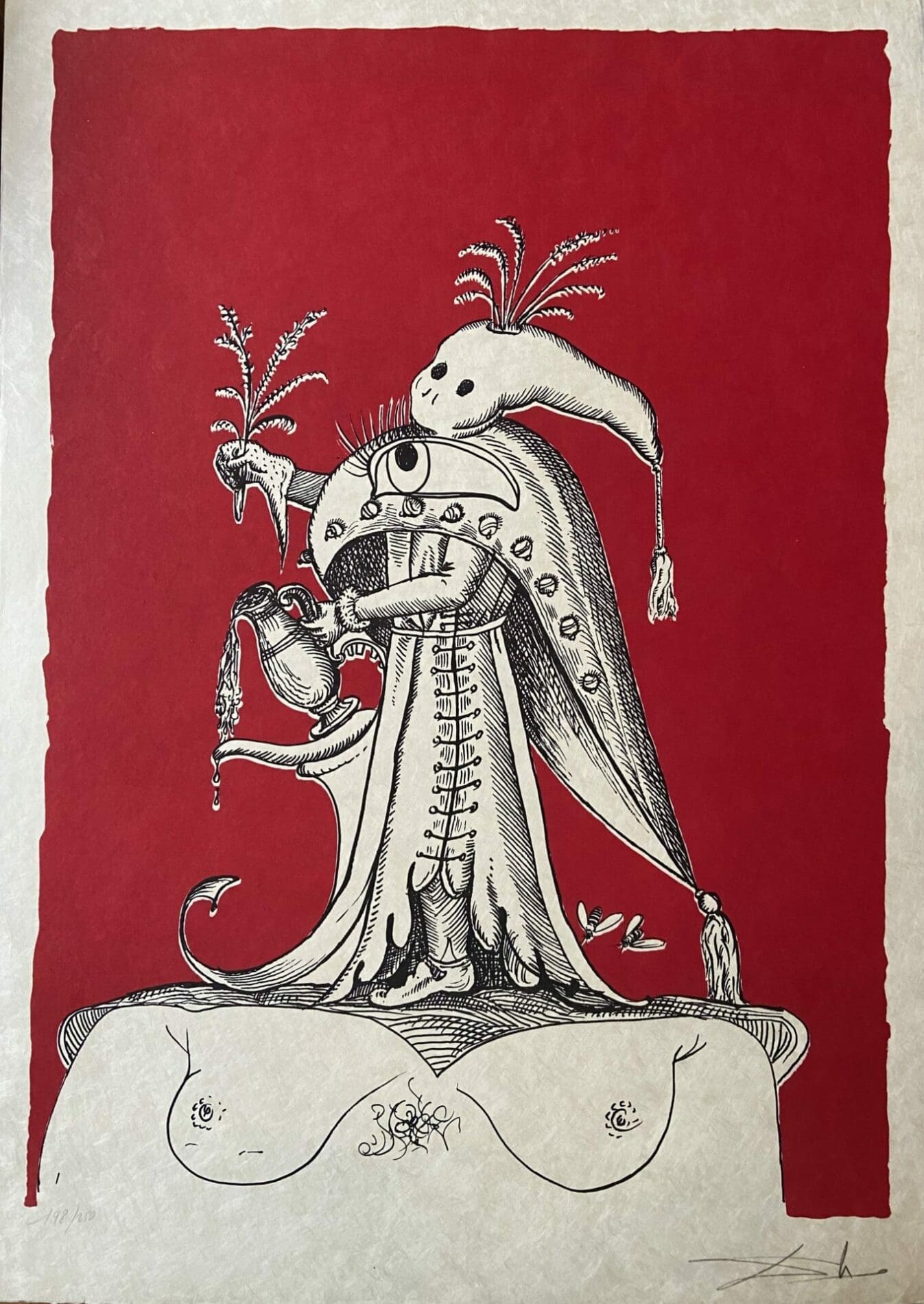 サルバドール・ダリ 銅版画 「ディアーヌ・ド・ポワチエ」1971年ダリ 