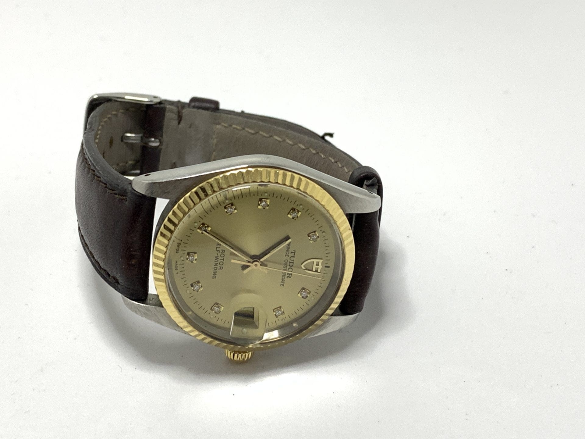 Tudor Prince Oysterdate or et acier circa 1980