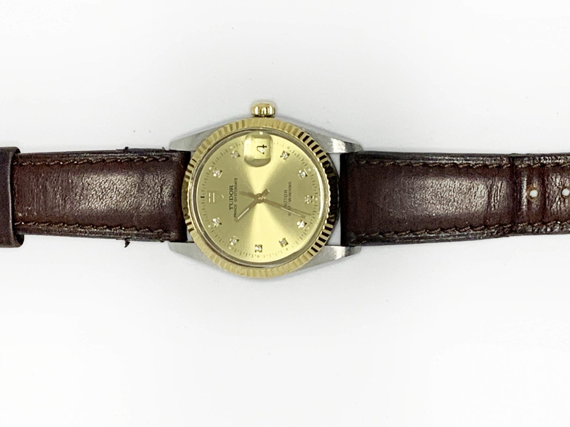 Tudor Prince Oysterdate or et acier circa 1980