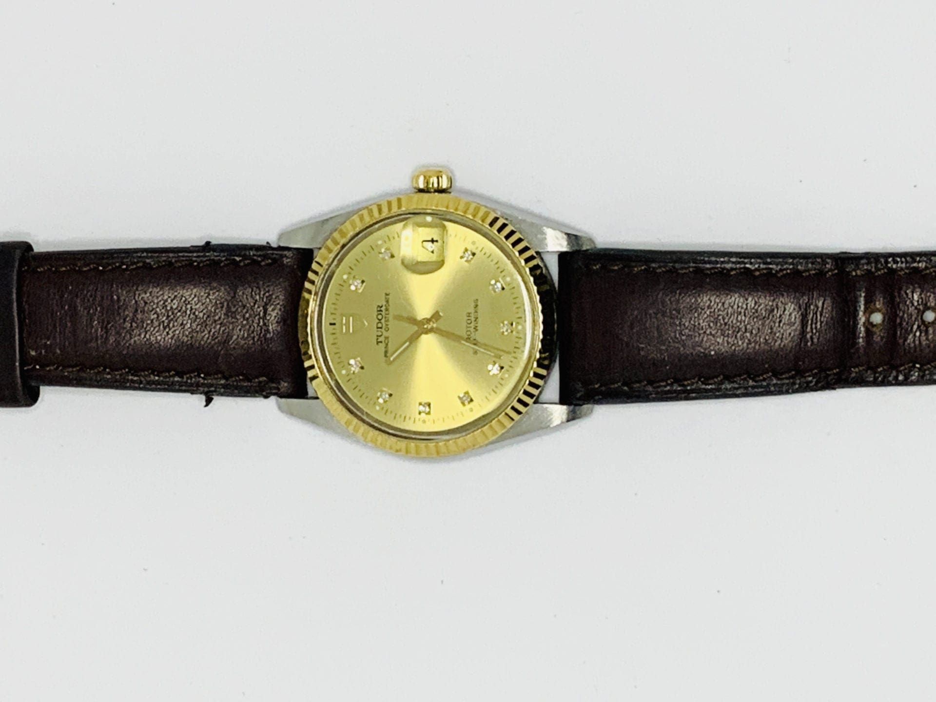 Tudor Prince Oysterdate or et acier circa 1980