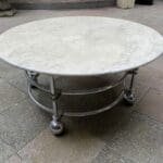 Table basse – Mobilier design américain – marbre ou verre