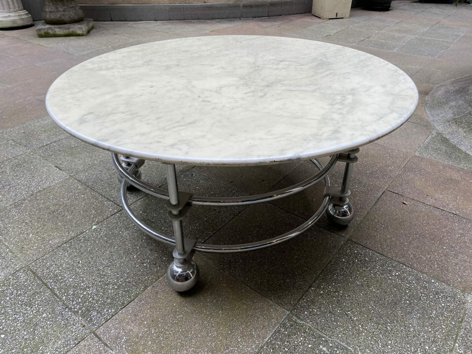Table basse – Mobilier design américain – marbre ou verre