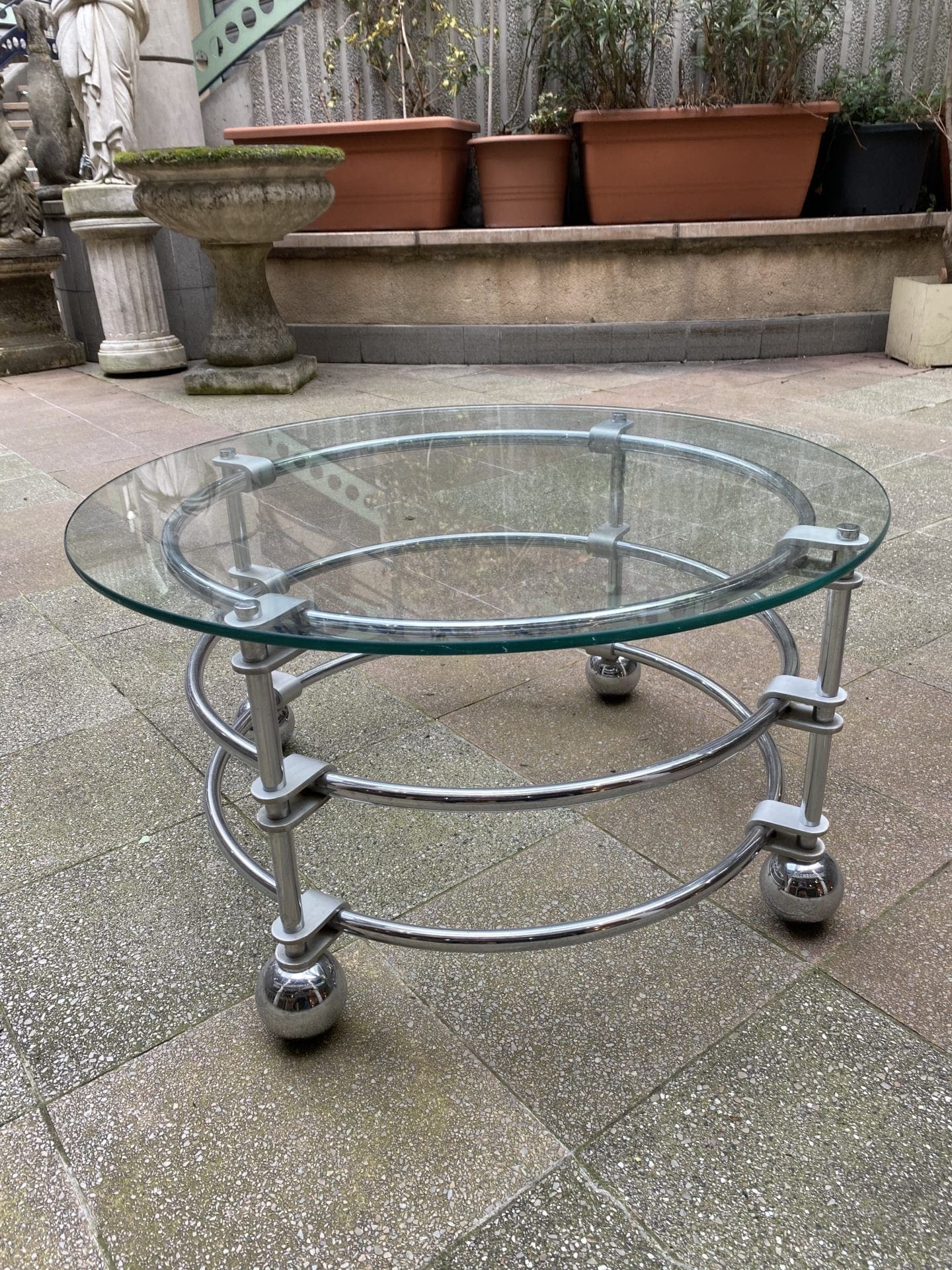 Table basse – Mobilier design américain – marbre ou verre