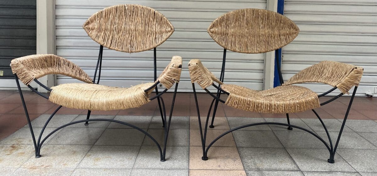 Tom Dixon pour Cappellini – Paire de Banana Chair Occasion