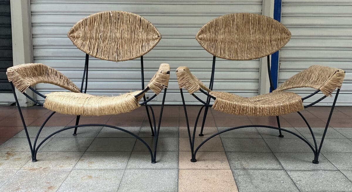 Tom Dixon pour Cappellini – Paire de Banana Chair Occasion