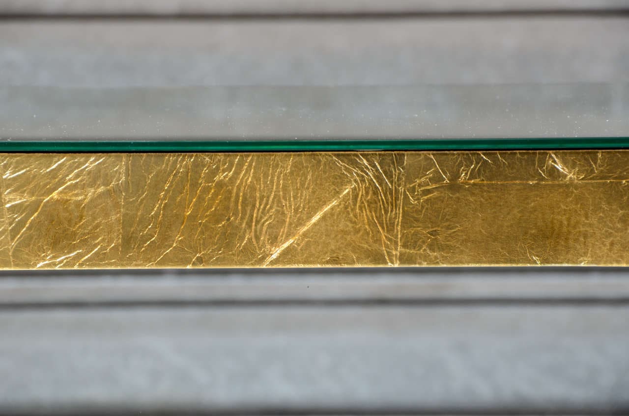 Paire de bancs miroir italien années 2000