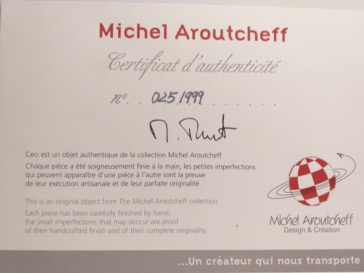 Michel Aroutcheff – “Corto Maltese”: Car made of resin, wood and metal